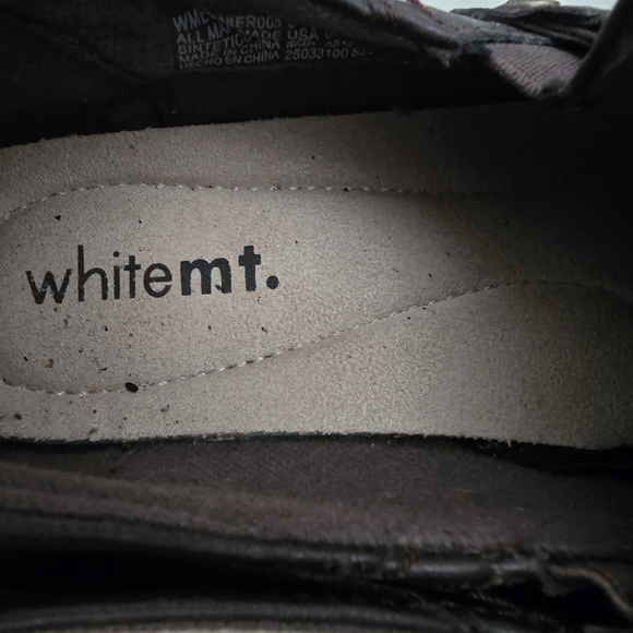 Women's Dark Brown Leather Slip-On Shoes - Picture 3 of 5